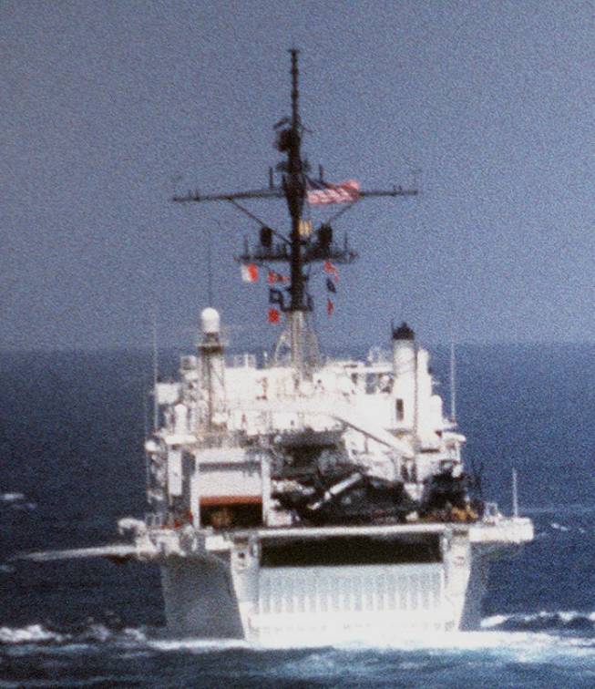 LPD AGF 3 USS La Salle operation intense look 1984