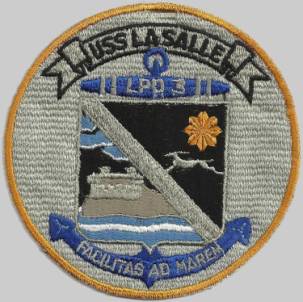 LPD-3 USS La Salle patch crest insignia