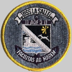 AGF-3 USS La Salle patch crest insignia LPD