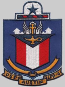 LPD-4 USS Austin patch crest insignia