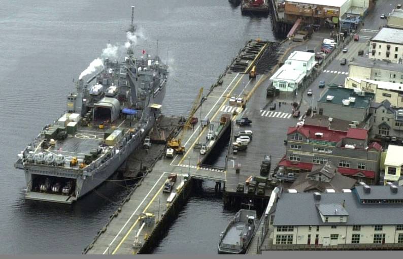 LPD-5 USS Ogden Ketchikan Alaska 2001