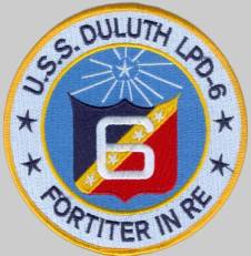 LPD-6 USS Duluth patch crest insignia