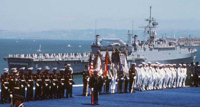LPD-6 USS Duluth peace in the pacific celebration 1985