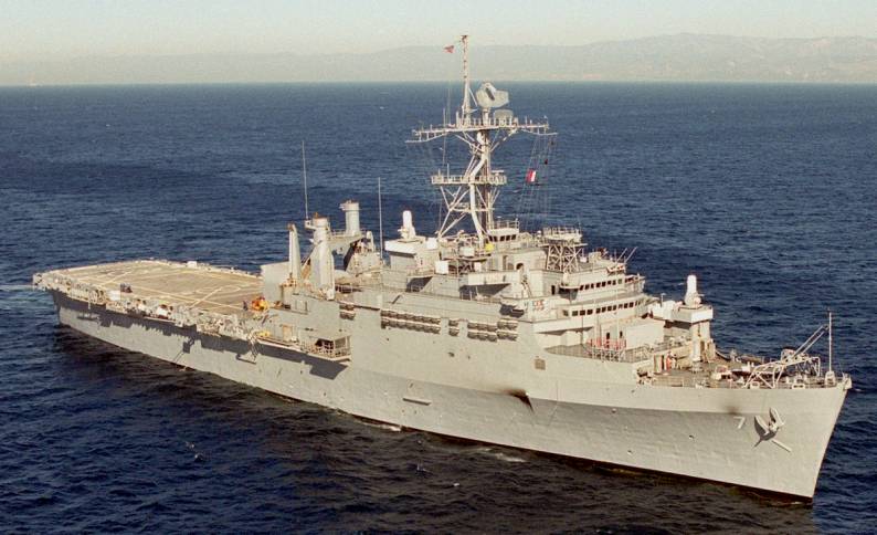 LPD-7 USS Cleveland off California 2000