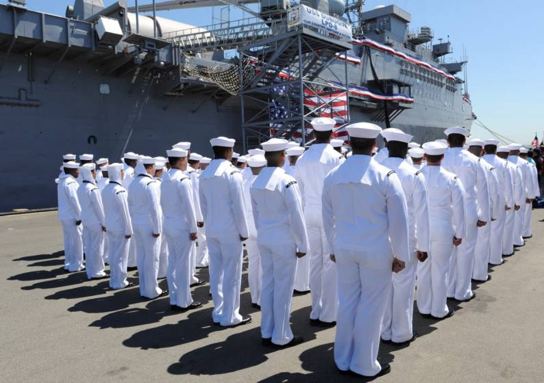 LPD-8 USS Dubuque decommissioning ceremony San Diego June 2011