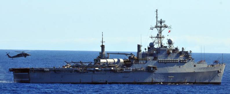 LPD-8 USS Dubuque SH-60 Seahawk