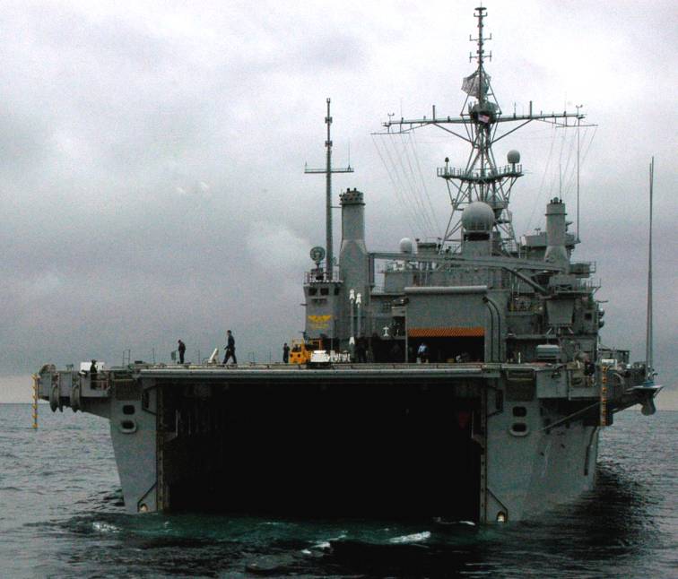 LPD-8 USS Dubuque well deck