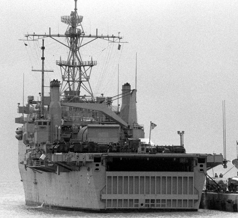 LPD-8 USS Dubuque Okinawa Japan 1991