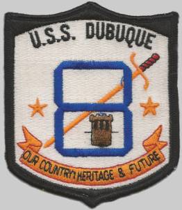 LPD-8 USS Dubuque patch crest insignia