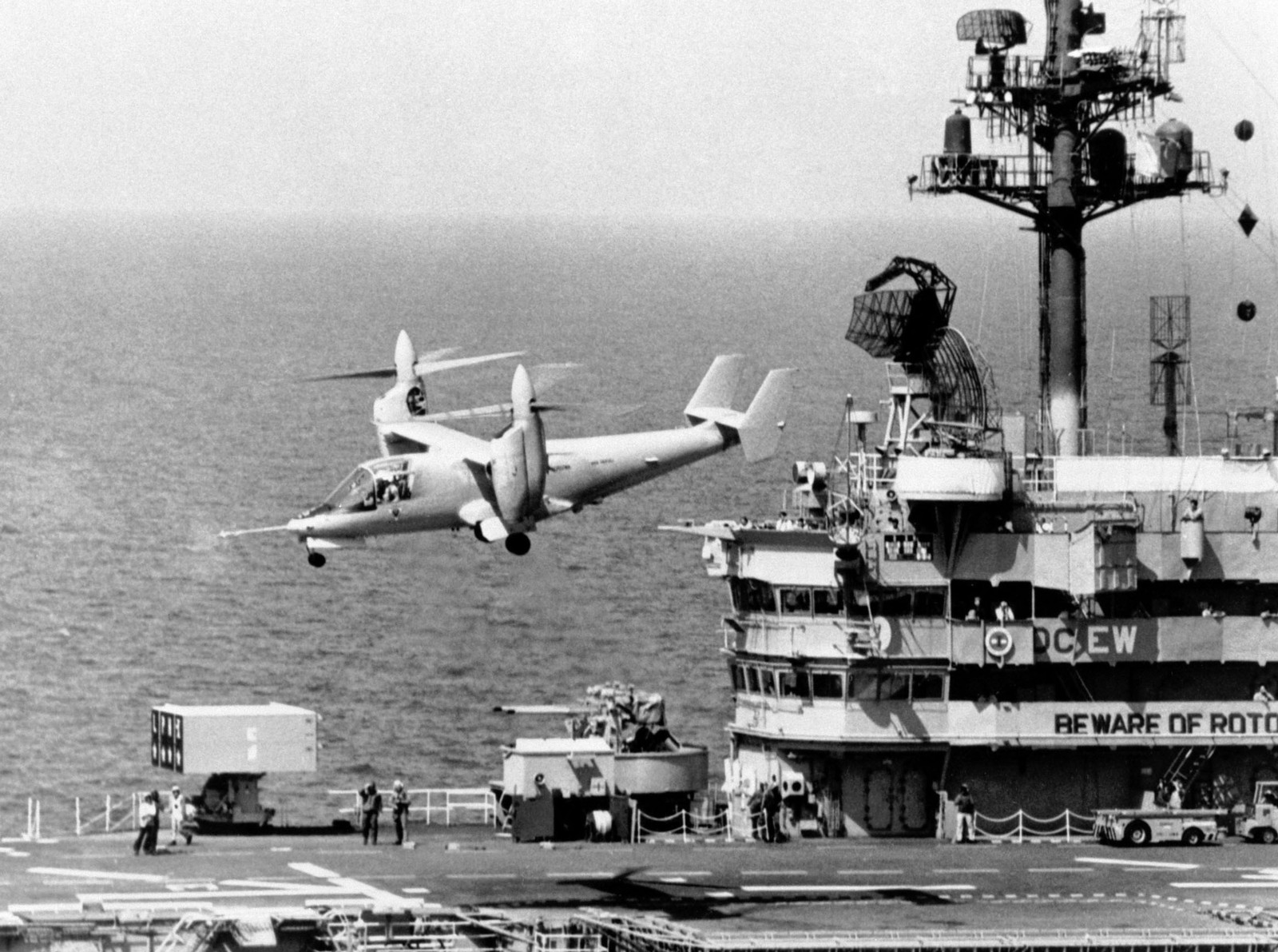 lph-10 uss tripoli iwo jima class amphibious assault ship landing platform helicopter us navy 07 bell xv-15 tiltrotor test