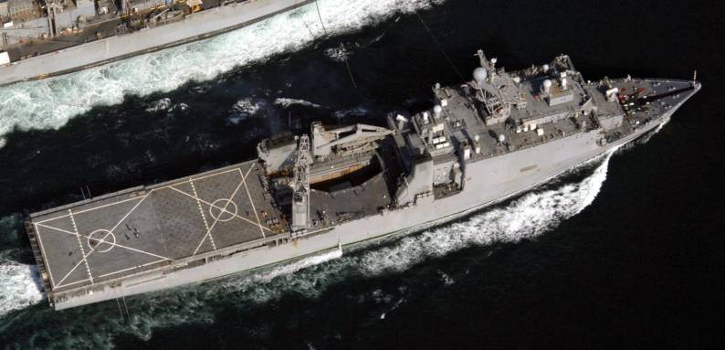 lsd 45 uss comstock aerial