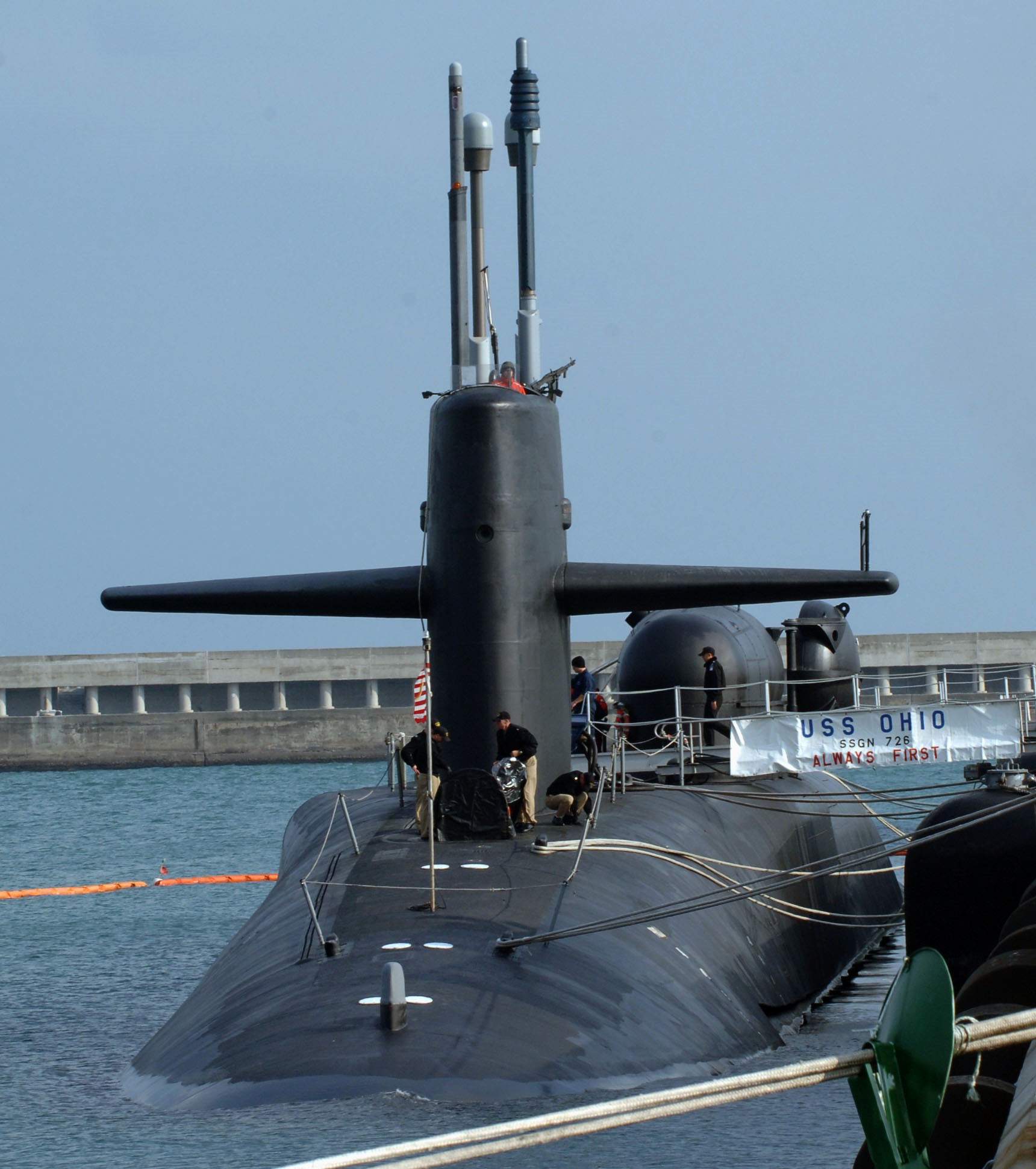 ssgn-726 uss ohio guided missile submarine us navy 2008 42 chinhae korea