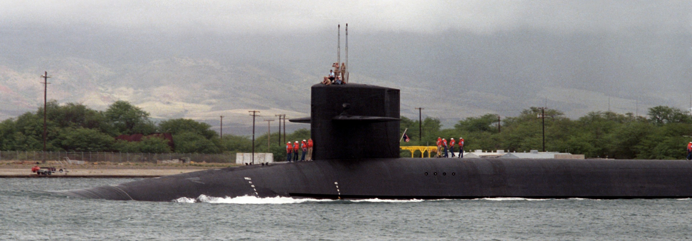 ssbn-726 uss ohio ballistic missile submarine us navy 1986 57 exercise rimpac