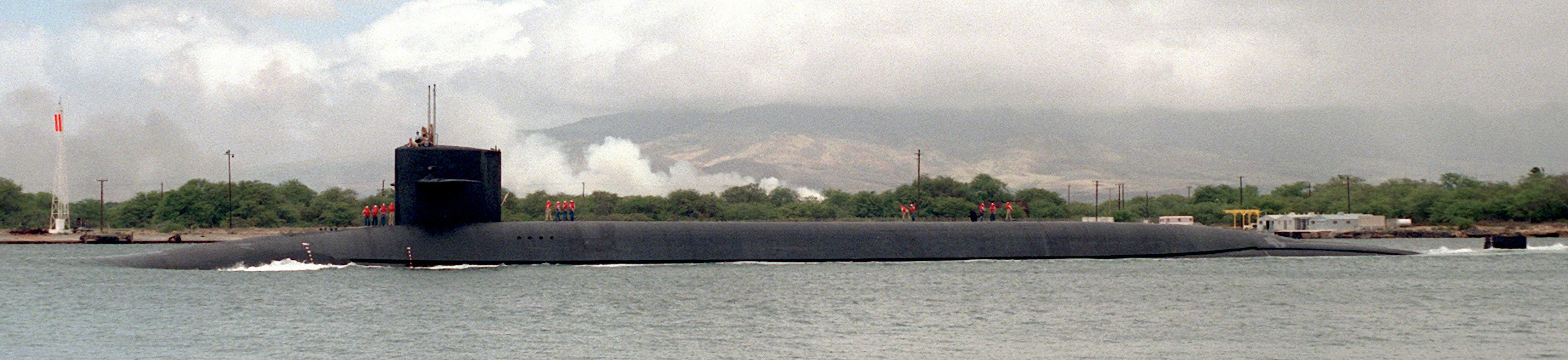 ssbn-726 uss ohio ballistic missile submarine us navy 1986 58 exercise rimpac