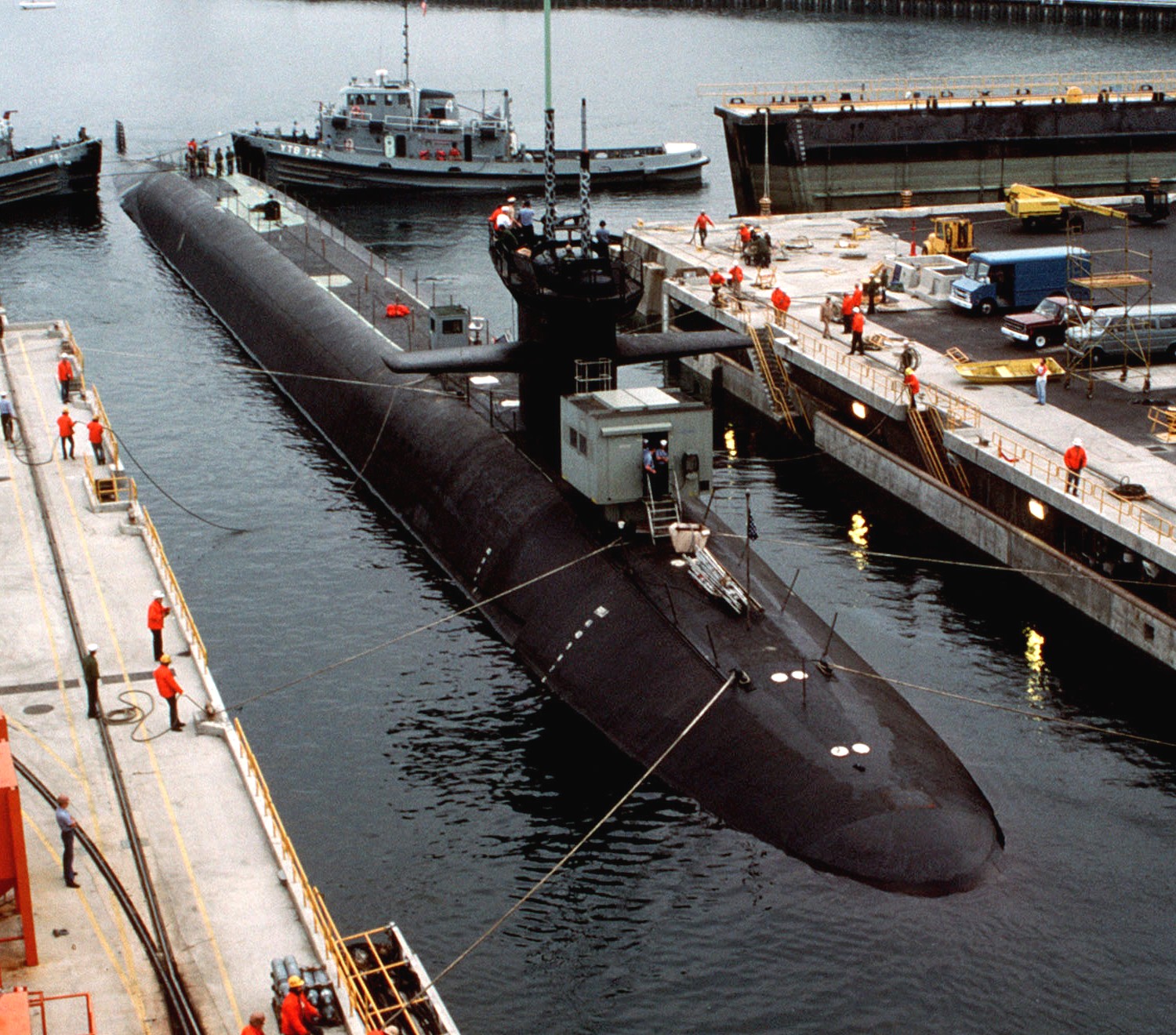 ssbn-726 uss ohio ballistic missile submarine us navy 1983 67 bangor washington