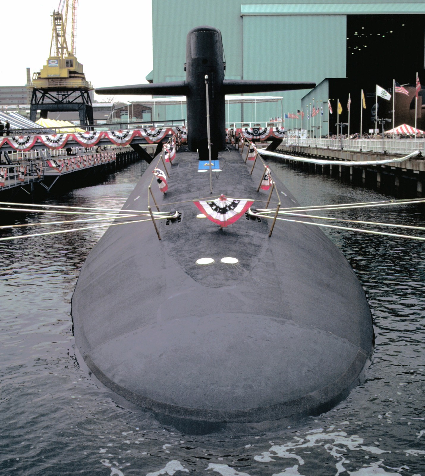 ssbn-726 uss ohio ballistic missile submarine us navy 1981 68 commissioning ceremony