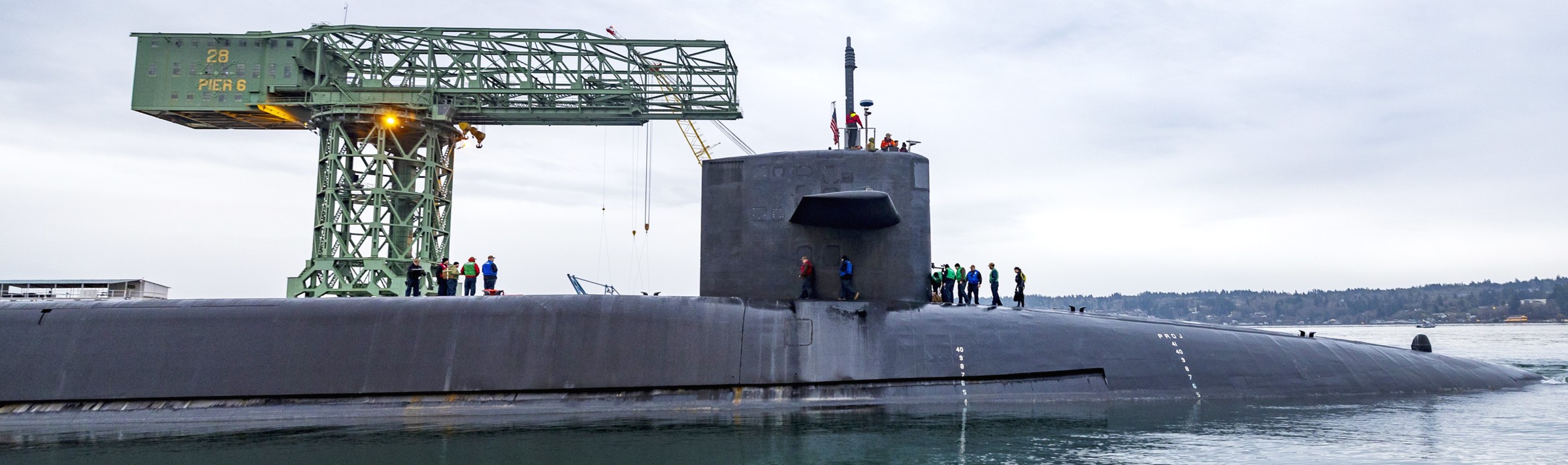 ssgn-726 uss ohio guided missile submarine us navy puget sound naval shipyard bremerton 2024
