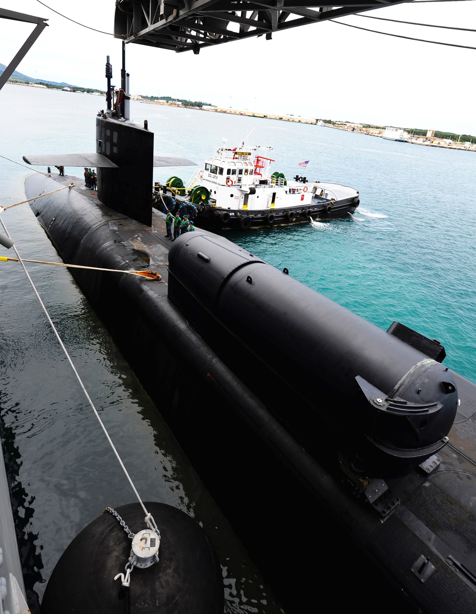 ssgn-727 uss michigan guided missile submarine 2012 12 polaris point guam
