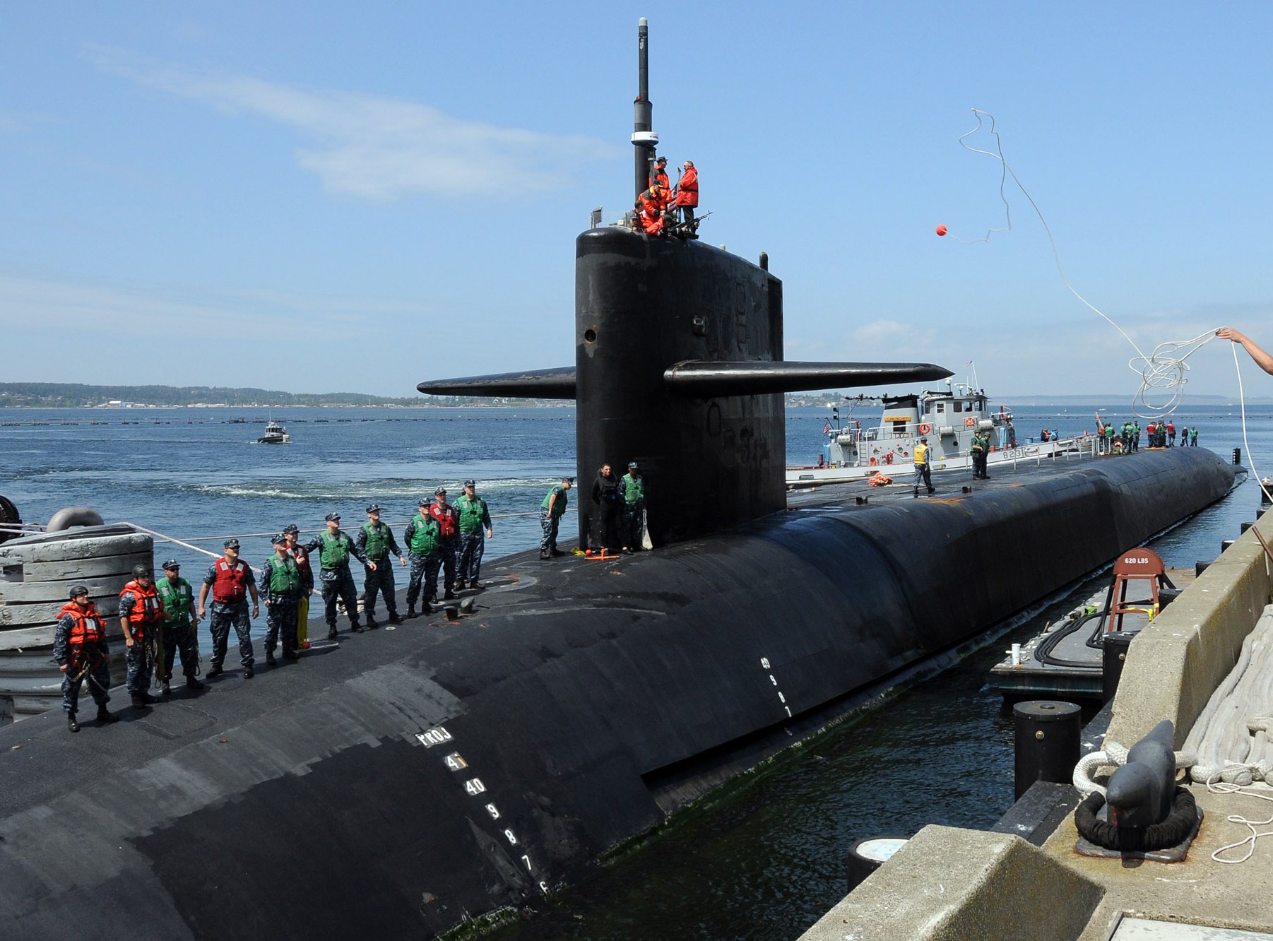 ssgn-727 uss michigan guided missile submarine 2011 30 indian island washington