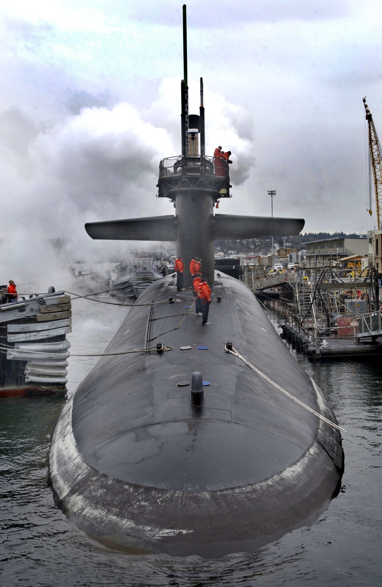 ssbn-727 uss michigan ballistic missile submarine 2004 31 puget sound naval shipyard bremerton