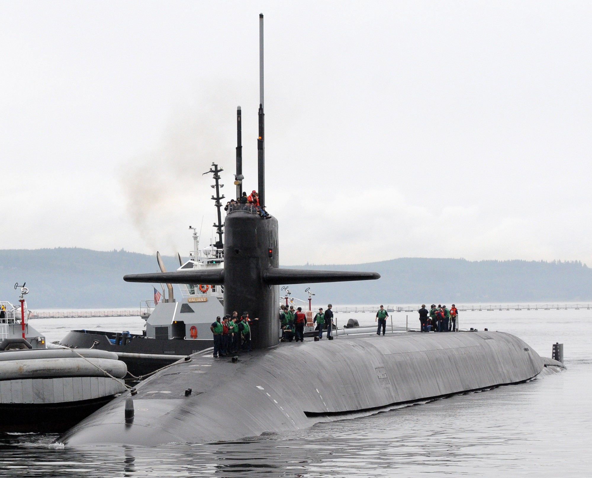 ssgn-727 uss michigan guided missile submarine 2012 35 naval base kitsap bremerton
