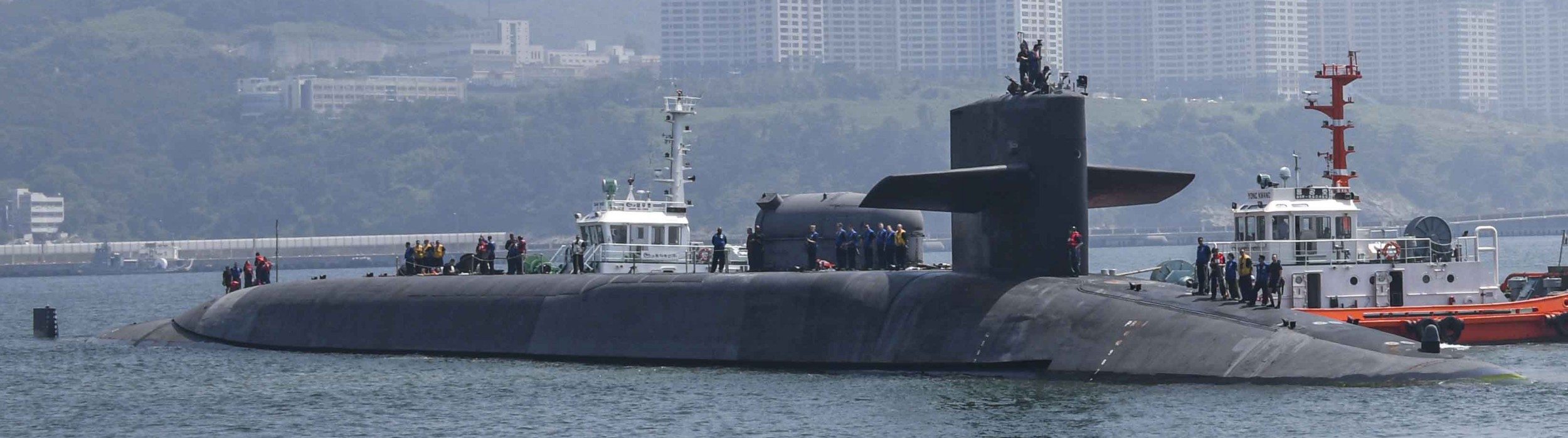 ssgn-727 uss michigan guided missile submarine ohio class busan republic of korea 2023 63