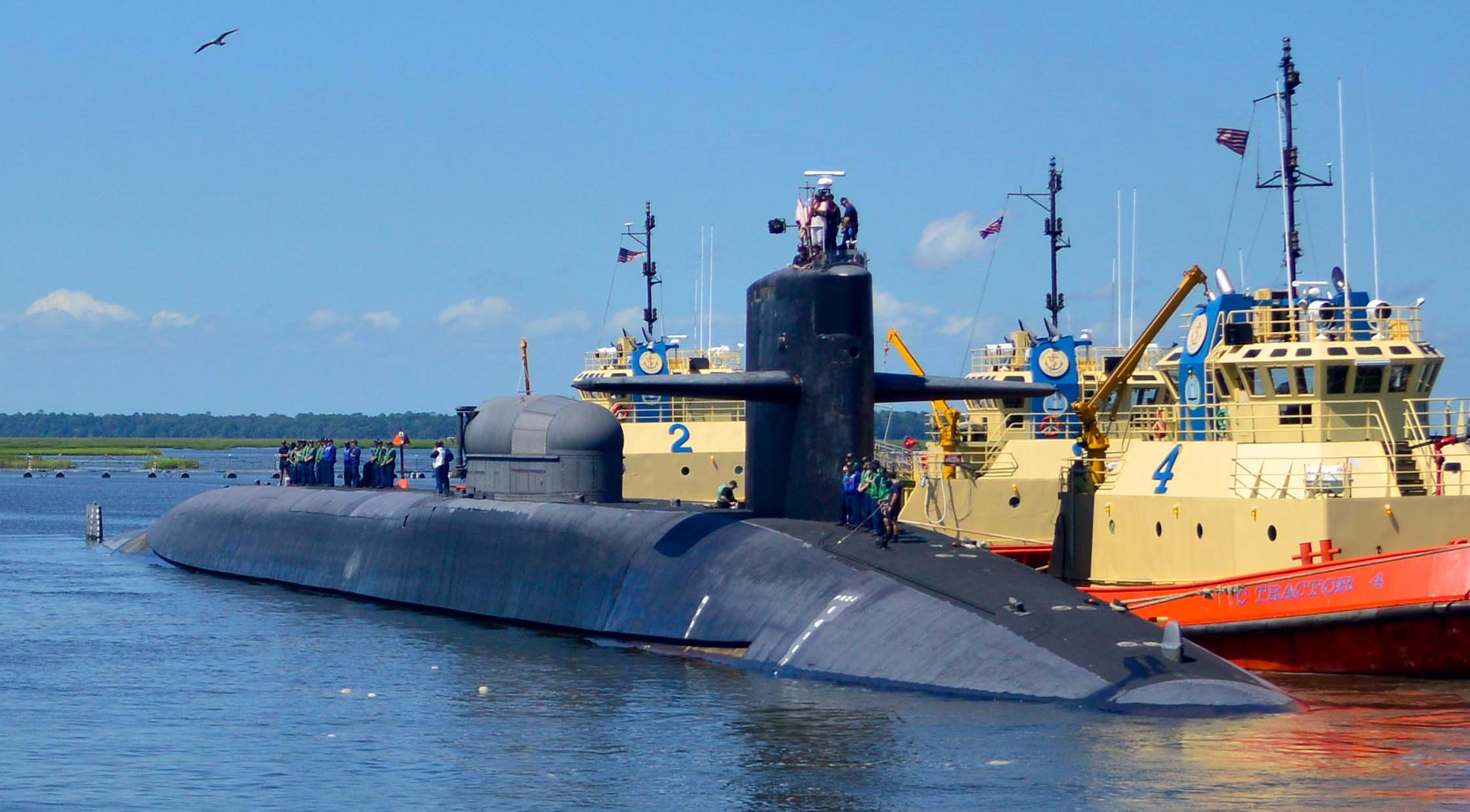 ssgn-728 uss florida guided missile submarine us navy 2014 08 naval submarine base kings bay georgia