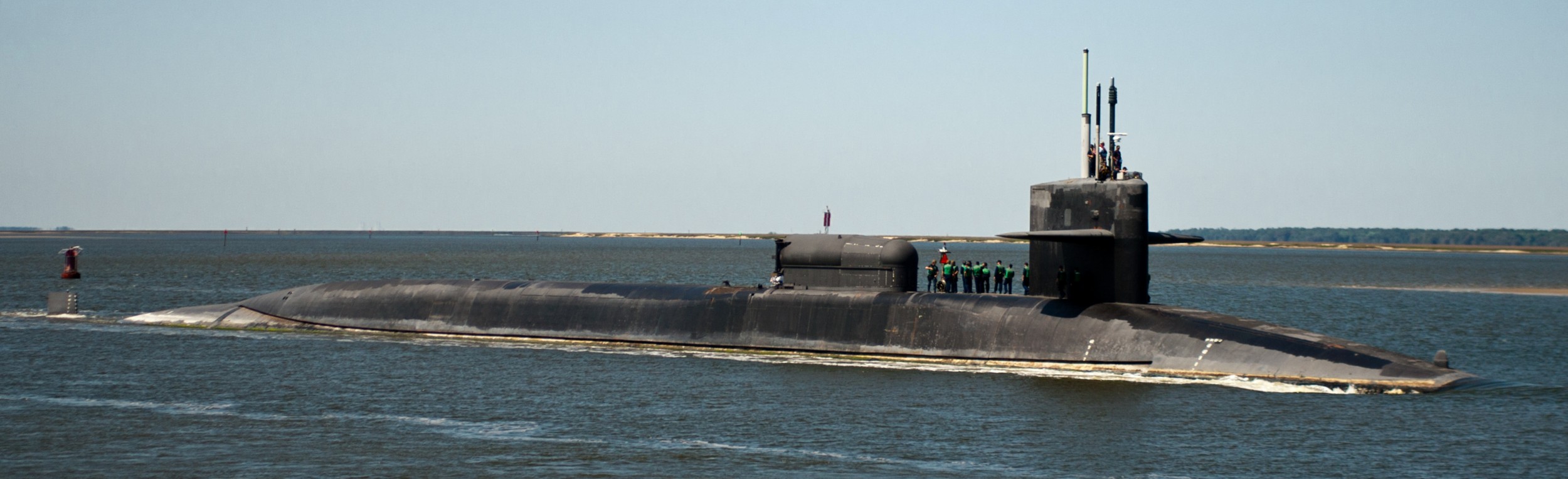 ssgn-728 uss florida guided missile submarine us navy 2011 22 kings bay georgia