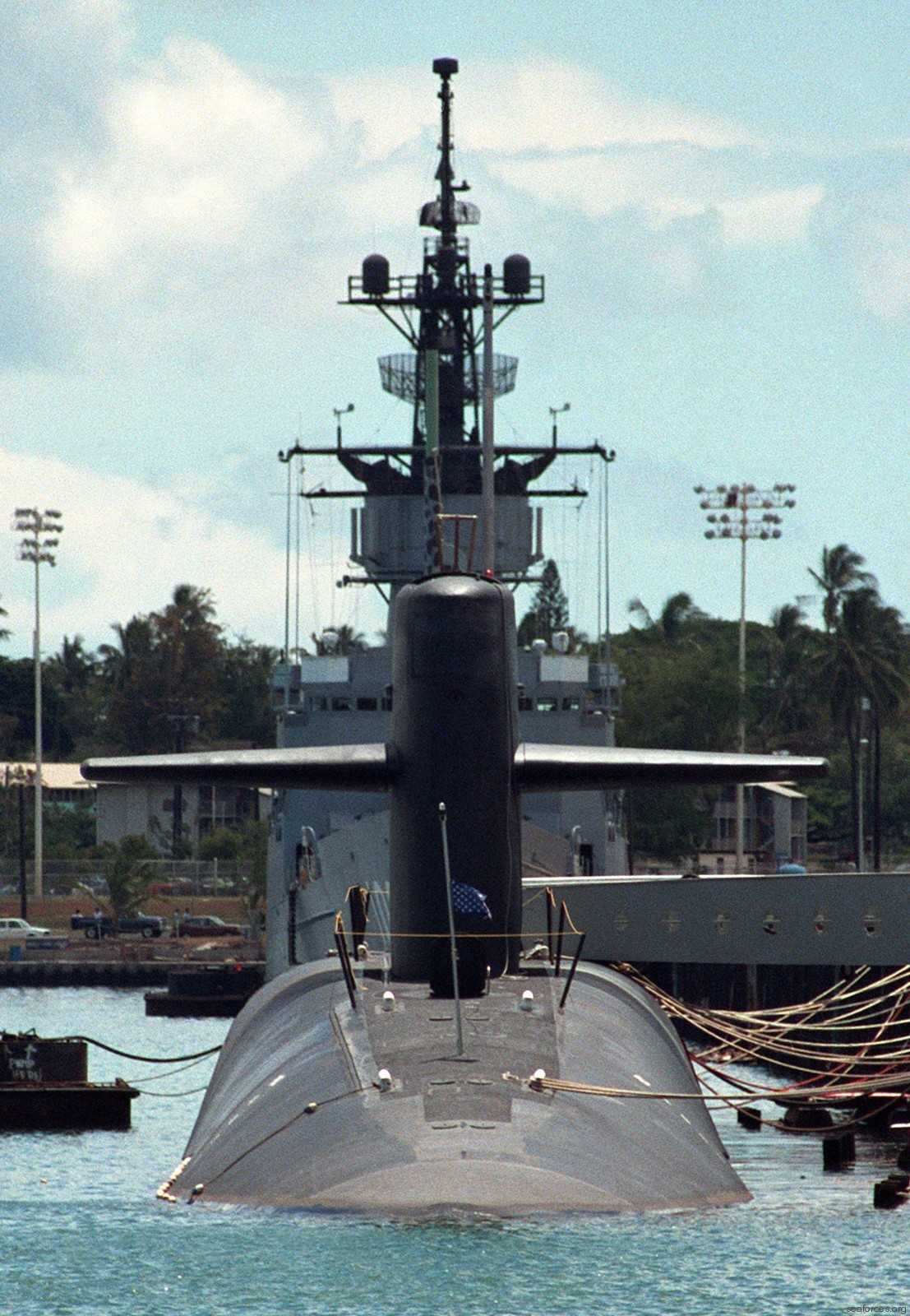 ssbn-729 uss georgia ballistic missile submarine 1989 58 pearl harbor hawaii
