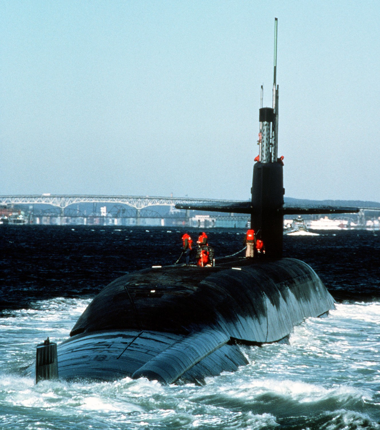 ssbn-729 uss georgia ballistic missile submarine 1984 60 new london connecticut