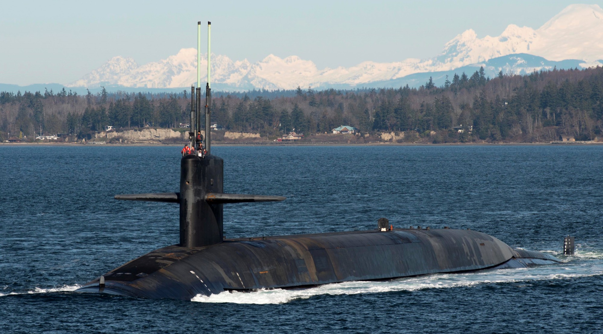 ssbn-730 uss henry m. jackson ohio class ballistic missile submarine general dynamics electric boat groton