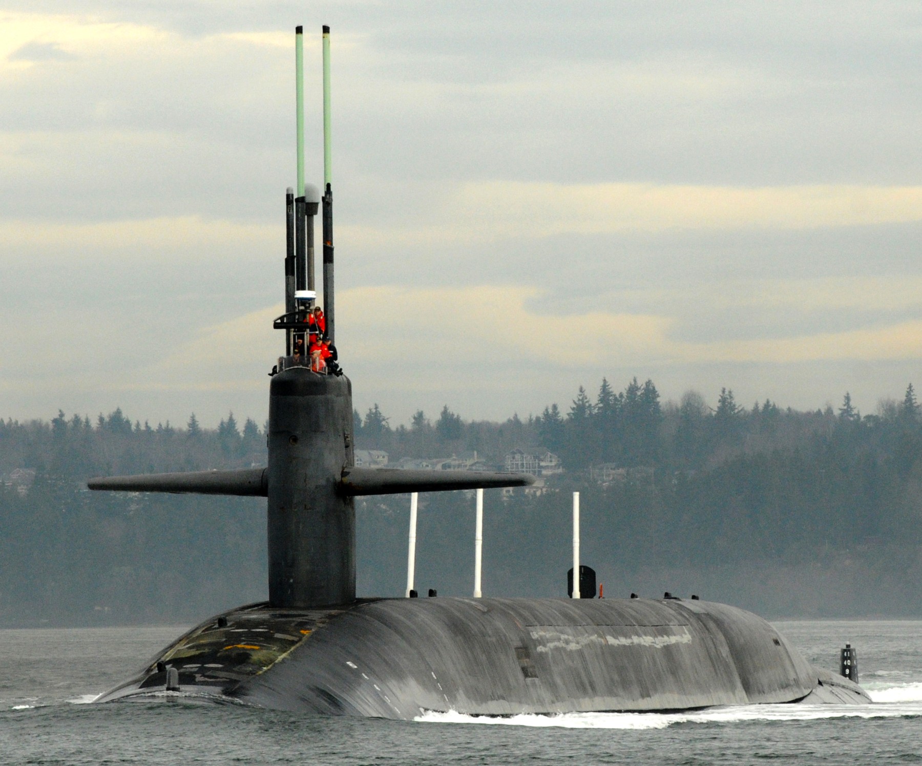 ssbn-730 uss henry m. jackson ohio class ballistic missile submarine 2015 16 naval base kitsap bangor bremerton washington