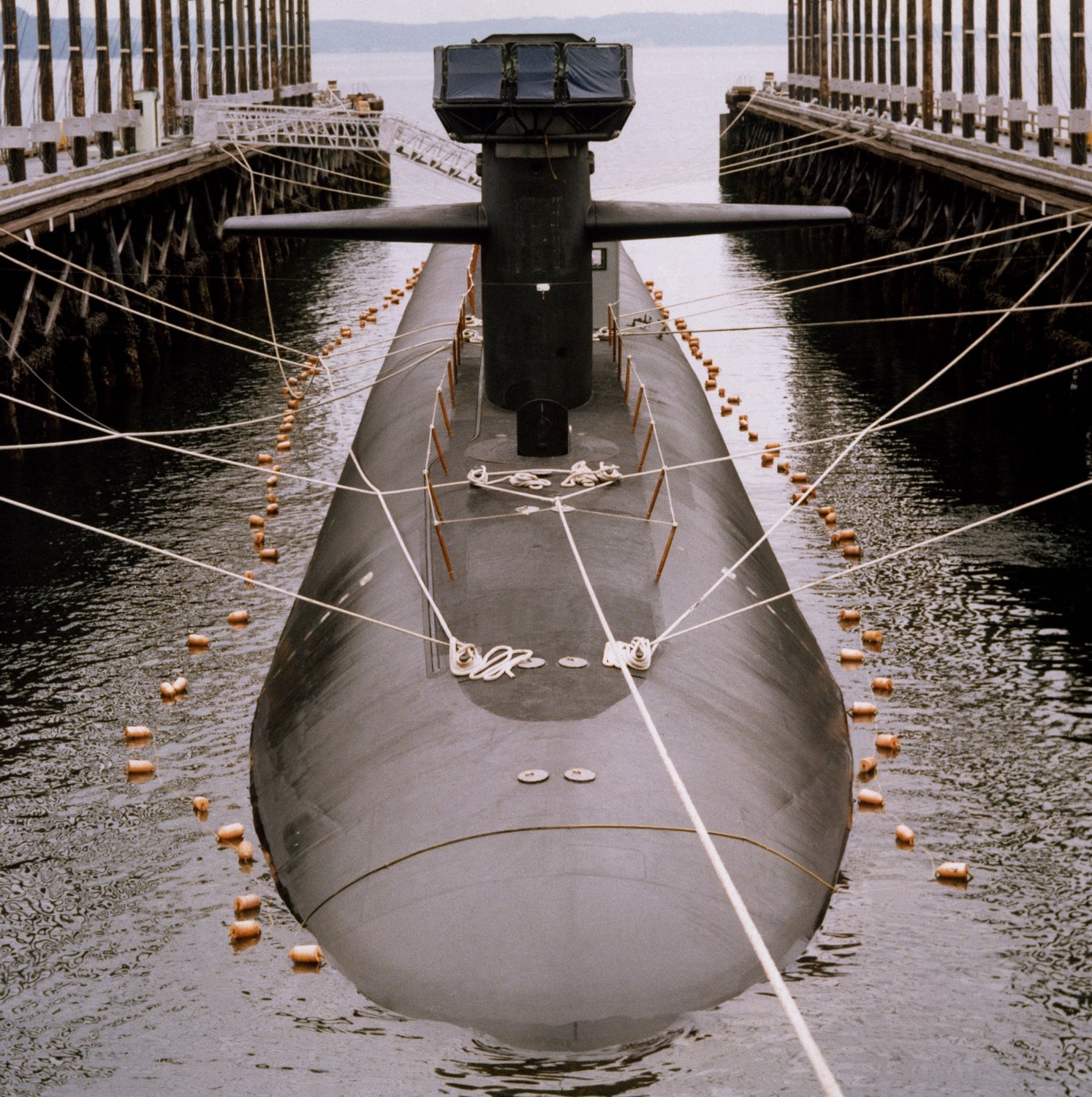 ssbn-730 uss henry m. jackson ohio class ballistic missile submarine 1985 36 magnetic silencing facility bangor bremerton