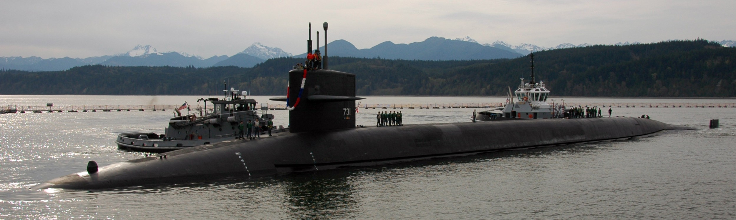 ssbn-731 uss alabama ohio class ballistic missile submarine 2013 15 naval base kitsap bangor bremerton