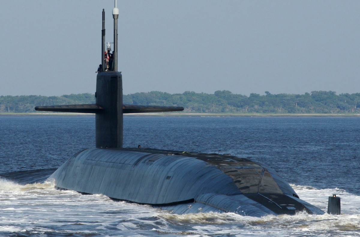 ssbn-732 uss alaska ohio class ballistic missile submarine general dynamics electric boat groton