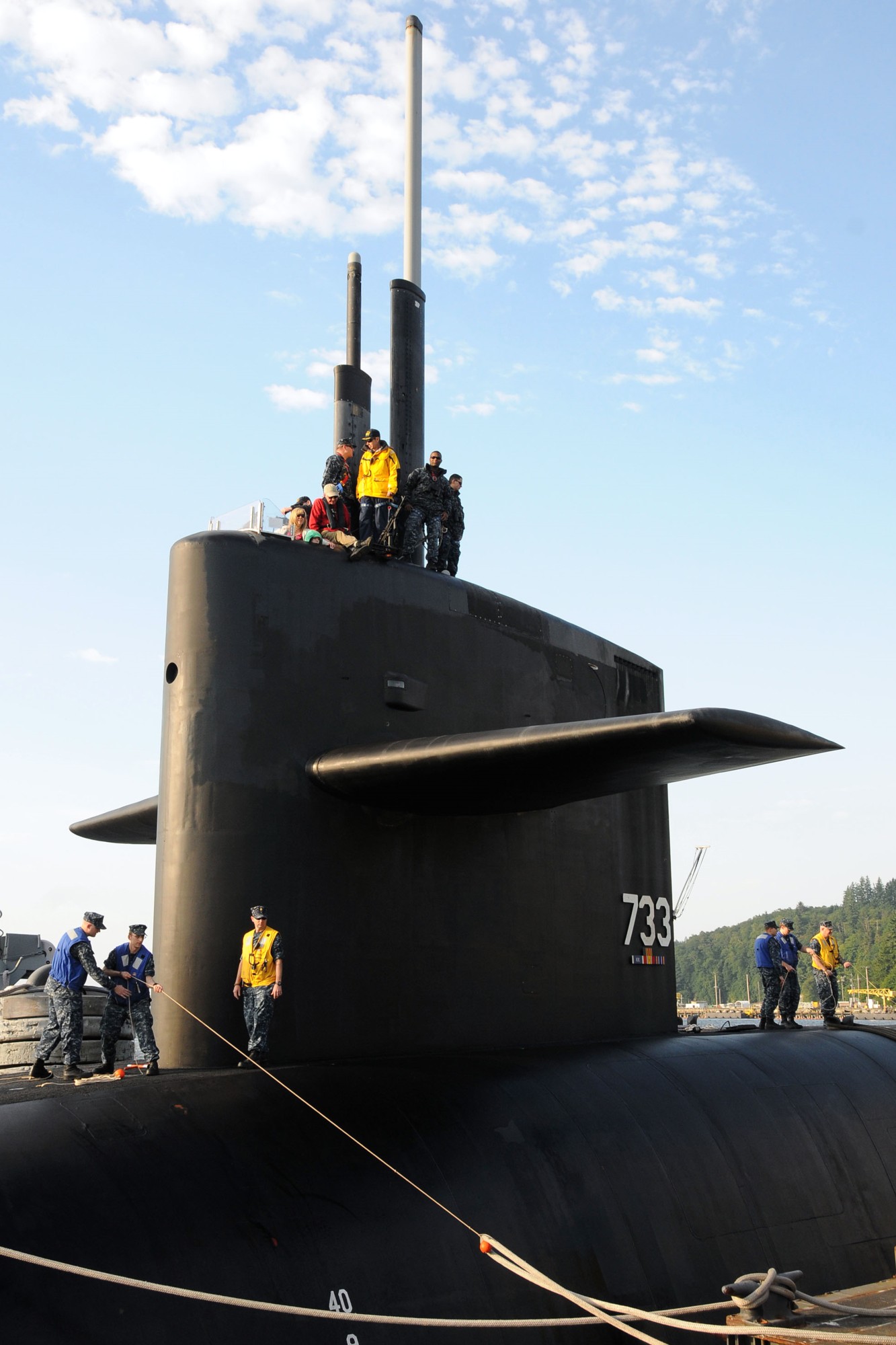 ssbn-733 uss nevada ohio class ballistic missile submarine 2012 13