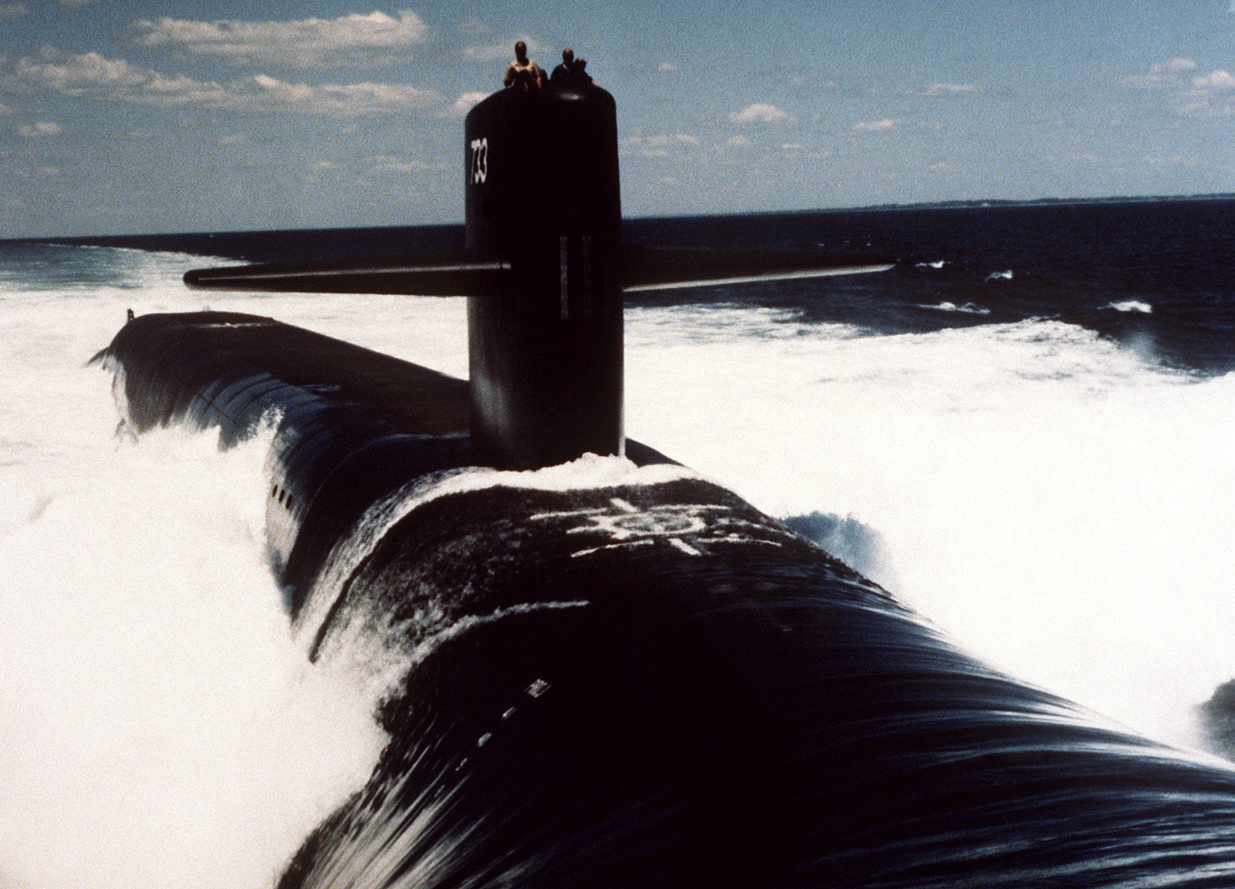 ssbn-733 uss nevada ohio class ballistic missile submarine 1986 18