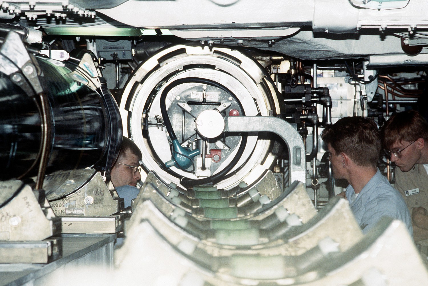 ssbn-733 uss nevada ballistic missile submarine ohio class torpedo tube 28