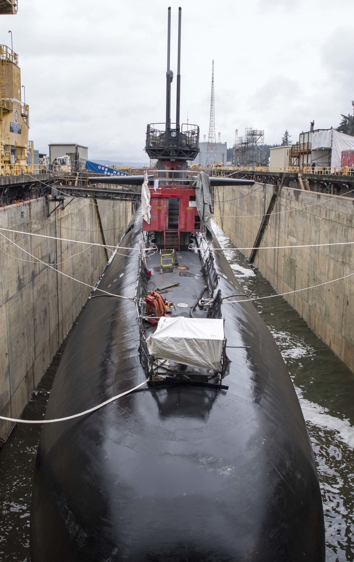 ssbn-733 uss nevada ballistic missile submarine delta pier trident refit facility bangor washington 42