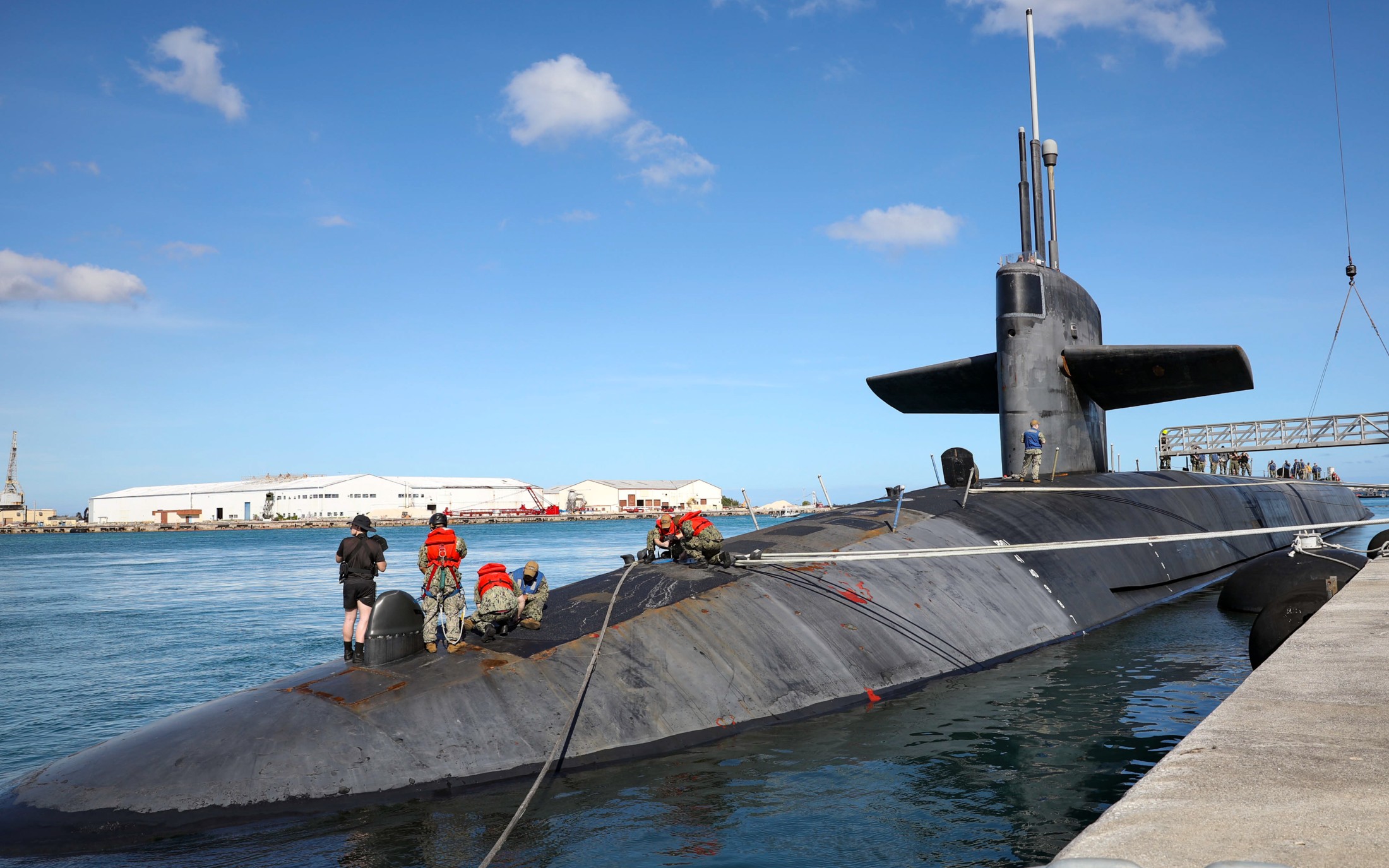 ssbn-733 uss nevada ballistic missile submarine ohio class general dynamics electric boat gdeb groton 47x