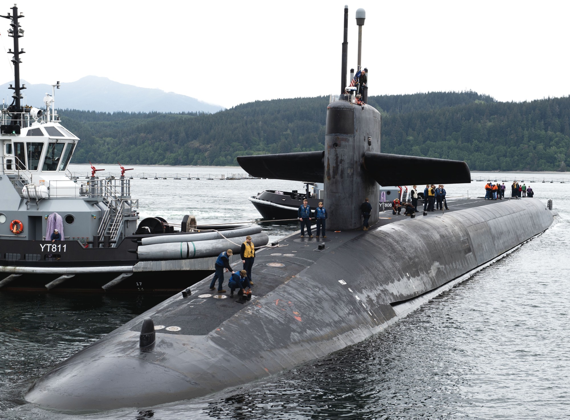 ssbn-733 uss nevada ballistic missile submarine naval base kitsap washington 50