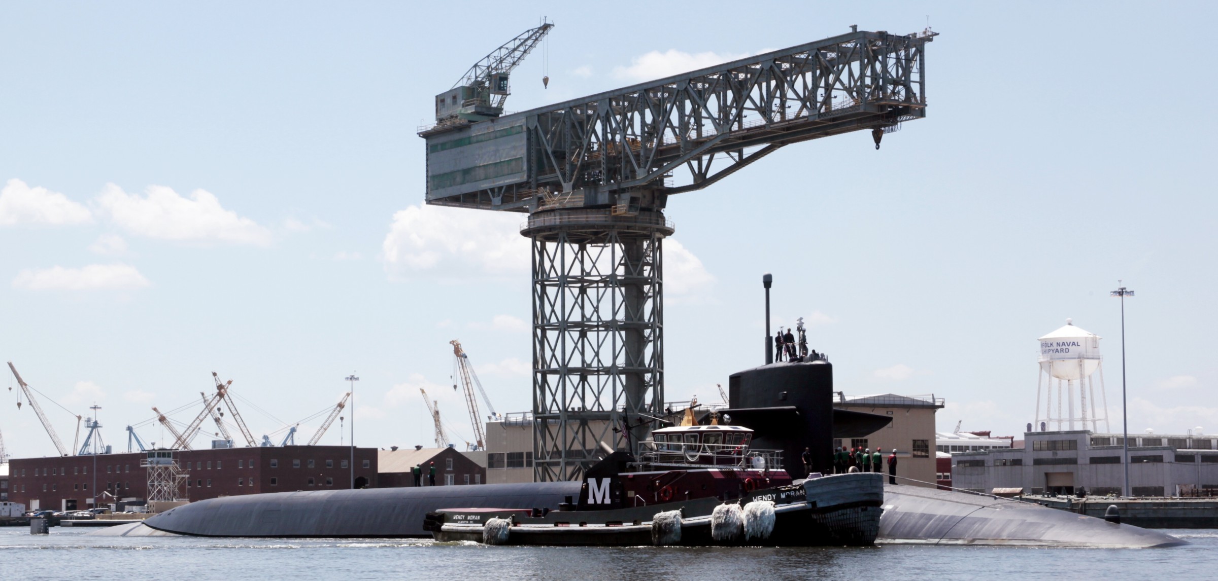 ssbn-734 uss tennessee ballistic missile submarine norfolk naval shipyard virginia 14