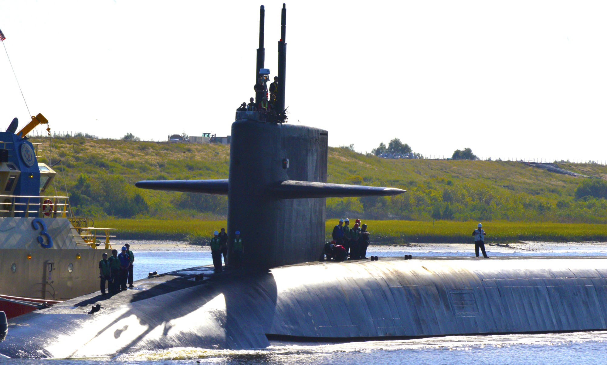 ssbn-734 uss tennessee ballistic missile submarine ohio class us navy 62