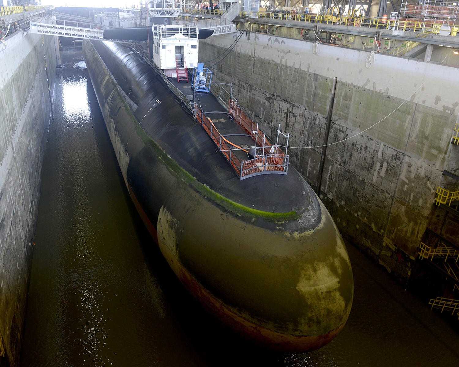 ssbn-734 uss tennessee ballistic missile submarine trident refit facility kings bay georgia 73