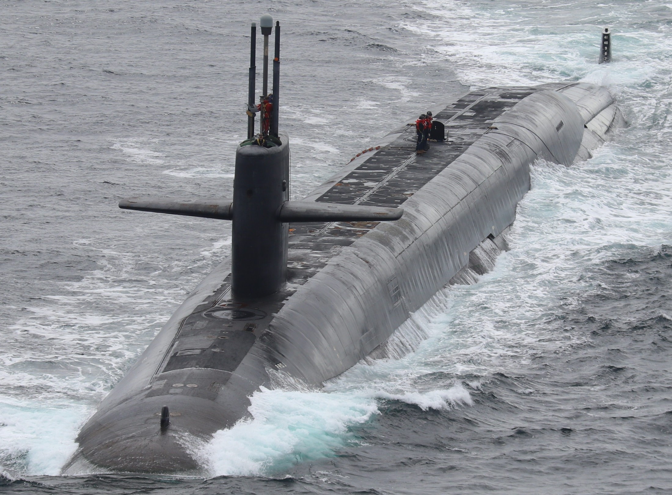 ssbn-734 uss tennessee ballistic missile submarine ohio class norwegian sea 2024 82