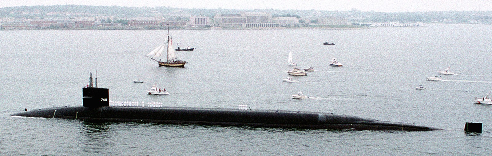 ssbn-740 uss rhode island ballistic missile submarine ohio class trials 1994 03