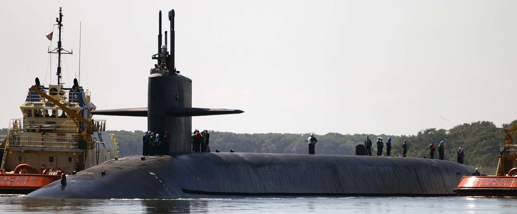 ssbn-740 uss rhode island ballistic missile submarine base kings bay georgia 2019 46