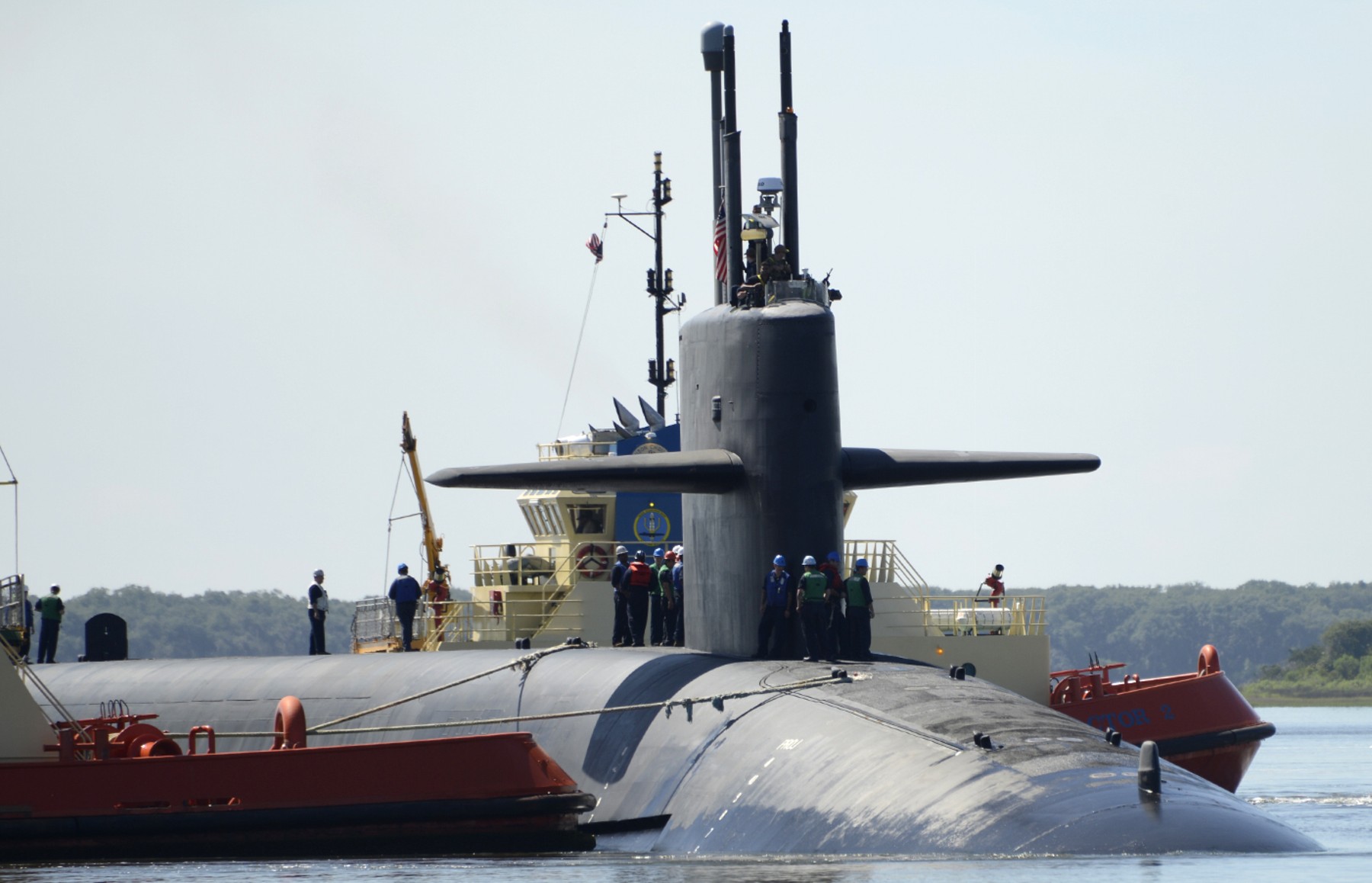 ssbn-740 uss rhode island ballistic missile submarine ohio class kings bay georgia 48