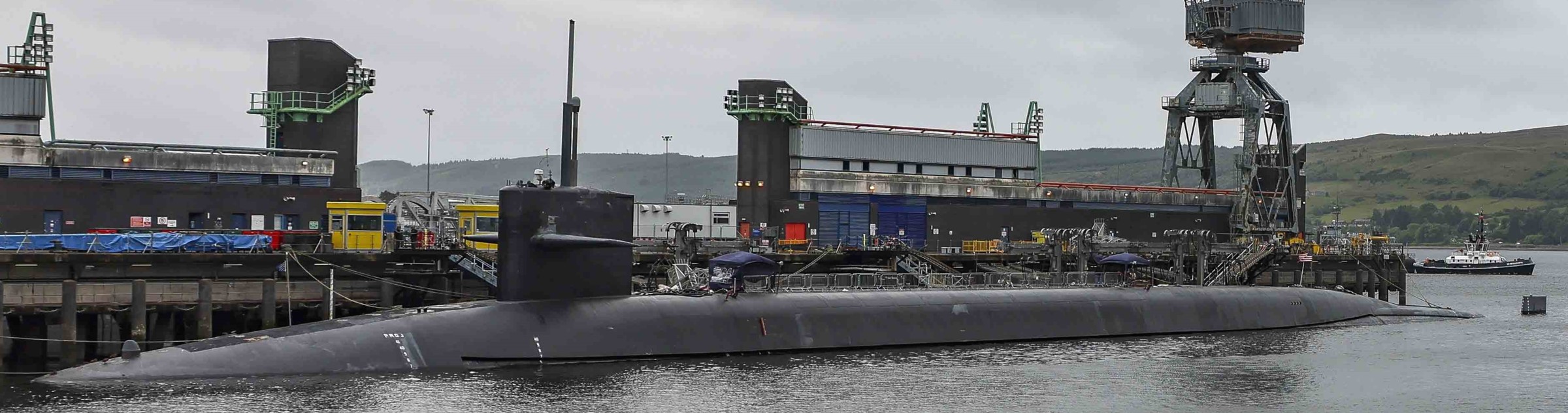 ssbn-740 uss rhode island ballistic missile submarine hmnb clyde faslane scotland uk 2022 51