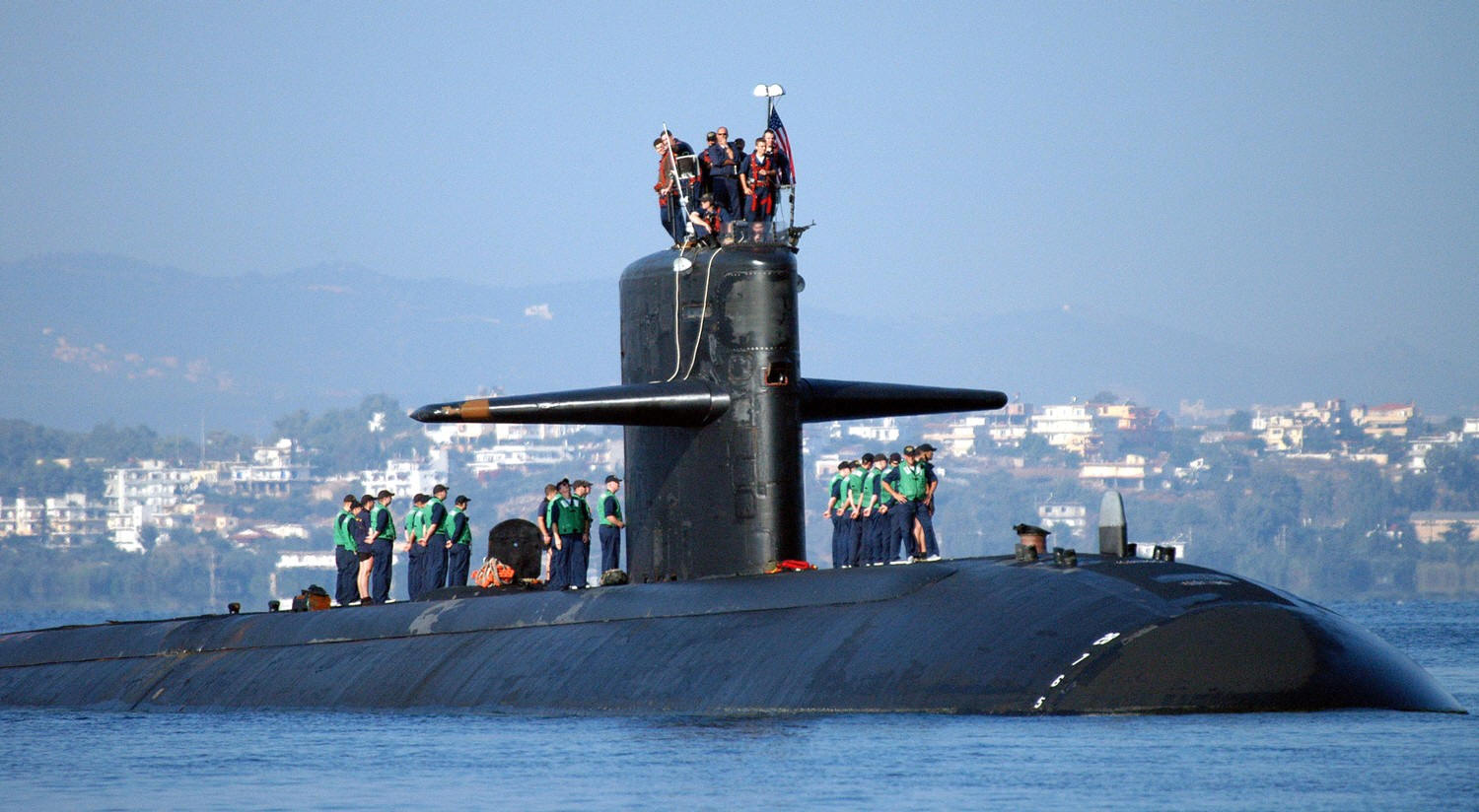 los angeles class attack submarine flight 1